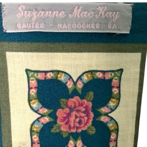 Vng Original Suzanne MacKay Reversible Patchwork Kimono L/XL Sautee Nacoochee GA - Picture 4 of 8